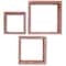 Ekena Millwork Square, Open Back, Vintage Farmhouse Shadow Box Shelves, Barnwood Decor Collection, PK3 DECR15SBSQOBRD - alternate 1